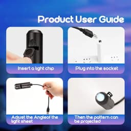 ∶LED Galaxy Projection Light 1 Light+10 Pictures Change, LED Galaxy Projector, Starry Sky Lighting Night Light