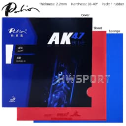 PALIO AK 47 Table Tennis Rubber Non-sticky Ping Pong Rubber Sheet AK47 Red Blue Yellow