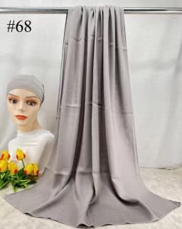 Mini Modal Hijab with Undercap Set Basic Stretchy Pullover Headscarf Thin Breathable Sunscreen Head Wrap Hijabs Scarf 165*50cm