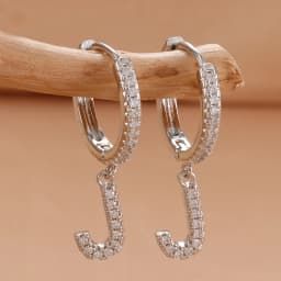 Nidin Hot Sale Initial A-Z Letters Mini Small Hoop Earrings Gold Color Zircon Jewelry Alphabet Fashion Christmas New Year Gift