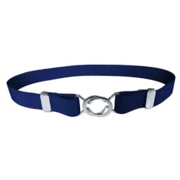 Women's Adjustable Elastic Stretch Belt with Metal Buckle 1 inch Wide Web Belt Waist Belts for Jeans Pants Dress Casual Belts