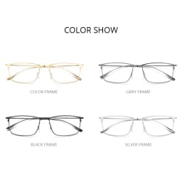 FONEX Alloy Glasses Frame Men Full-Rim Frames High-end Quality Square Eyeglasses Ultralight-Weight Korean Japanese Eyewear 8105