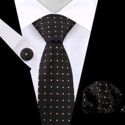 Business Tie For Men Set Necktie Cufflink Classic Handkerchief Suit For Wedding High Quality Stripe Tie Set Formal Gravata Gift