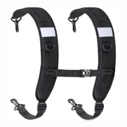 Bag Accessories Black Backpack Straps Oxford Cloth Shock Absorption Replacement Strap Bags Shoulder Strap Climbing Hiking