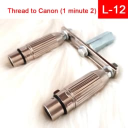 Reciprocating Linear Motor Parts 3 XLR Suction Cup Holder End Connector Vac-u-lock Bendable Spring Connector M8/M10