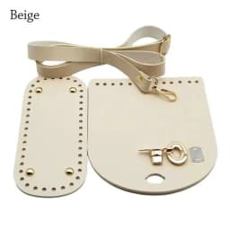 1/3pcs PU Leather Shoulder Bag Bottom Strap Handbag Shoulder Strap Woven Bag Set For DIY Handmade Bag Backpack Accessories