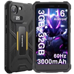 YACDELO ROCK V1 Mini Rugged Phone Compact Size 4.96" Display 3GB 32GB Removable 3000mAh Battery Android 16 GO Light Weight Phone