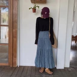 2025 Summer Korean Version High Waisted Elastic Floral Skirt for Women Loose and Slimming A-line Skirt for Women Silk Skirt