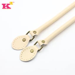 2PCS Bag Strap Genuine Leather DIY Handmade Handles for Crossbody Replacement Shoulder Handbag Wallet Handle 40cm