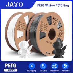 JAYO PLA/PETG/SILK/TPU/ABS 3D Printer Filament 1.75mm 2 Rolls 3D Printing Materials for 3D Printer Free Shippment