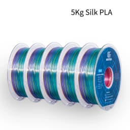GEEETECH 5Kg 3D Silk PLA Filament 1.75mm Spool Wire For 3D Printer Material Silk Smooth Finish, Good Color Reproduction