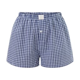 hirigin Women Y2k Gingham Boxer Shorts Stripes Button Elastic Waist Boxers Cute Mini Bloomers Plaid Loose Fit Boy Shorts