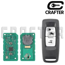 Key Crafters 35111-K1Z-U11 35121-K1Y-D11 ID 47 CHIP 433.92MHz Smart Remote Key For HONDA Motorcycle PCX160/125 Forza 2021+