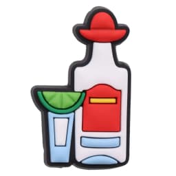 1PCS Shoe Charms Mexico Woman Hat Avocado Corn Racket Taco Cactus Guitar Skull Chili Flag Wine Horse Buckle Clog Ornaments