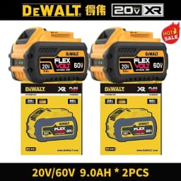 New 100% Original Dewalt 6000mAh 20V/60V Power Tool Battery DCB206 DCB205 DCB200 DCB203 For Dewalt Power Tool Battery