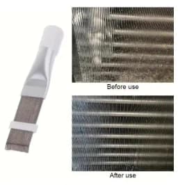 Univers Air Conditioning Fin Comb Plastic/Stainless Steel Condenser Radiator Fin Brush Fin Comb Kits Repair Cleaning Tools