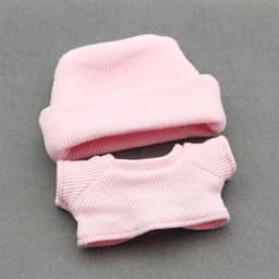 for 15/17cm Ropa Labubu Doll Clothes Match Knitted Hat Sweater Set T-shirt Dopamine Color Matching Fashion Design