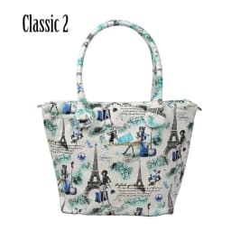 TANQU Short Long Round Flora Canvas Fabric Handle with Insert Lining for Obag Classic Mini O Bag Women's Bags Shoulder Handbag