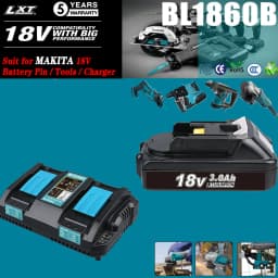1/2/4Pcs 3.0Ah BL1830 Li-on Replace for Makita 18V Battery Pin BL1860 BL1815 BL1850 BL1890 LXT400 Tools and 3.5A DC18RD Charger