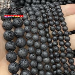 Natural Black Labradorite Stone Beads Round Larvikite Beads For Jewelry Making DIY Bracelet 4 6 8 10 12MM 15" Strand Wholesale
