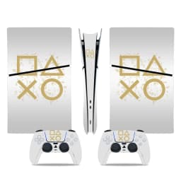 For PS5 Slim Digital Protective Decal Skin Sticker Cover Wrap Console and Wireless Controller