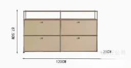 Module Combination Sideboards Cabinet Drawer Living Room Cabinets Side Chest of Drawers Hallway Storage TV Stand Bedroom Cabinet