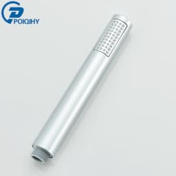 Brushed Golden Hand Held Shower Head Black Handshower Head Plastic Head Faucet Accessory Single Function