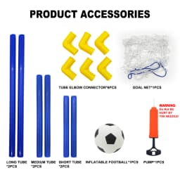  Portable Micro Soccer Goal Set Complete Outdoor Beach Training Equipment with Net Pump Ball Lightweight Indoor Kids Sports Toy