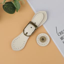 Genuine Leather Bags Clasp Metal Snap Handmade Wallet Clasp Card Pack Hasp Clasp Buckle Wallet Handbag Button Accessories