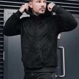 Men O-neck Plush Hoodies Soft Solid Letter Print Male Casual Basic Flannel Warm Comfort Vintage Clothing For Man Sweatshirts