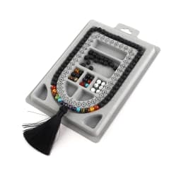 1PC Grey Flocked Bead Board Bracelet Necklace Beading Organizer Tray Beading Accessories Measuring Tool For Jewelry Making