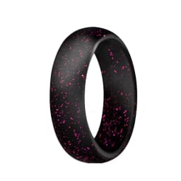 1pc Silicone Ring Hypoallergenic Crossfit Flexible Rubber Finger Rings 5.7MM For Women Party Wedding Rings