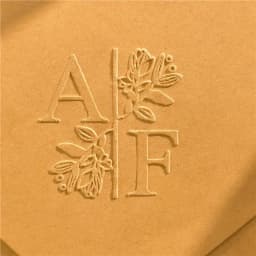 Customize Embossing Stamp Wedding Monogram Embosser Stamp, Personalized 2 Initials Embosser Stamp, Wedding Gift, Hand Held Embos