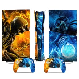 Skin Sticker for PS5 Pro Digital Edition Vinyl Decal Full Skin Cover Protective Wrap for Console Controller