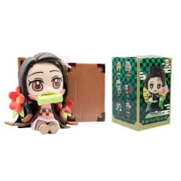 Hot sold 1-12pcs Anime Demon Slayer Model Tanjiro Kamado Nezuko cartoon figure PVC model ornament child Christmas Halloween gift