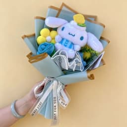 Authentic Hello Kitty Melody Kuromi Cinnamoroll Creative Sanrio Bouquets New Year Birthday Valentine Christmas Graduation Gift