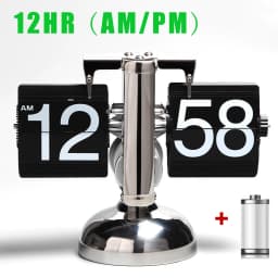 Automatically Page Turning Flipping Clock for Modern Home Office Decoration.Full of Sense of Technology.A Battery Included.