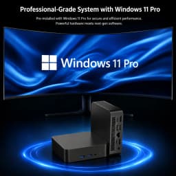 LENO Mini PC Gamer Intel Core i9-9900 Portable Computer 16GB RAM 2TB SSD FHD Bluetooth WiFi6 Windows 11 Gaming Office 4K HDMI