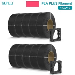 SUNLU 10KG PLA/PLA PLUS Filament 1.75mm 1KG Without Tray 3D Printer Filament for 3D Pen & Refill Filament