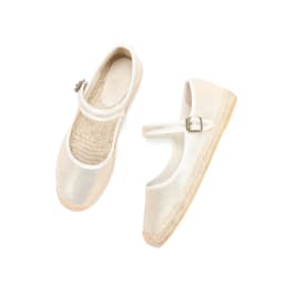 Stylish Mary Jane Espadrilles Women's Flat Shoes with Breathable Canvas Upper Ladies Loafers