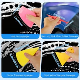 Car Film Wrapping Tool Kit Window Tinting Tools Vinyl Wrap Felt Squeegee Wrap Stick Vinyl Cutter Utility Knife Plastic Scraper