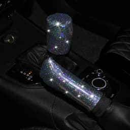Car Steering Wheel Cover Elastic Handle Cover colorful bronzing Universal 37/38cm Diamond BlingBling steering wheel accessories