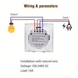 COLOROCK 1pc Wall Light Switch Infrare IR Sensor No Need Touch EU UK 220V 110V Glass Screen Panel Electrical Power On Off Lamp