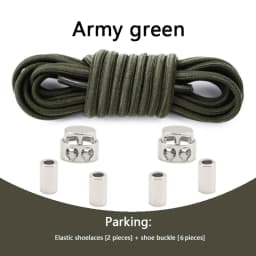 Tieless Elastic Shoe Laces No Tie Shoelaces Round Shoelace Sneakers for Kids and Adult with Strong Lock and Speed Shoestrings