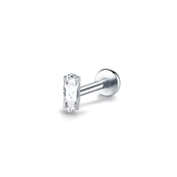 1PC 16G Steel Crystal Flower Mini Stud Earring Piercings Feather Lighting Star Helix Cartilage Tragus Lobe Ear Piercings Jewelry