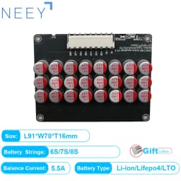 NEEY 5A 3S 4S 5S 6S 7S 8S 9S 10S 11S 12S 13S 14S 15S 16S 17S Active Equalizer Balancer Lifepo4/lipo/lto Battery Energy Capacitor