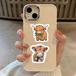 500PCS High Altitude Cow Stickers Exquisite and Cute Handbooks Material Phone Cases Laptop Suitcases Water Cups Waterproof
