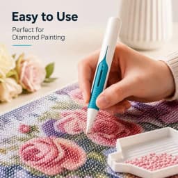Automatic Pen Bead Dispenser Beadblitz Diamond Art Pen Dispenser for Round Drills DIY Crafts for Adults