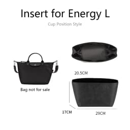 Bag Organizer Insert For Longchamp Energy Small Medium Mini Dupont Paper Support Insert Inner Bag Accessories