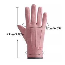 Women Winter Touchscreen Gloves With Fleece Lining Windproof Keep Warm Running Gloves Thermal Outdoor Sports Cycling Mittens